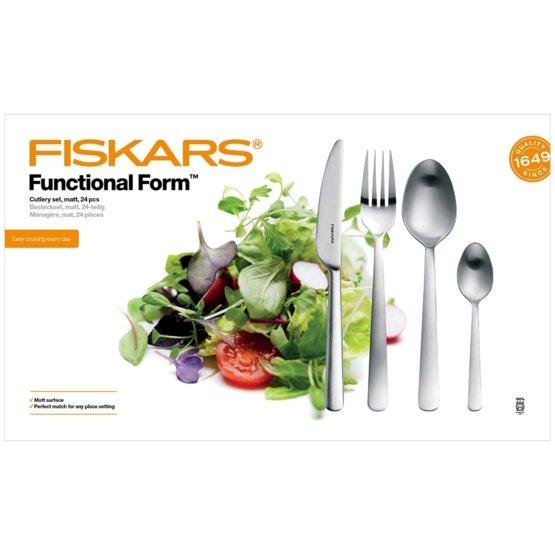 Obrázok Fiskars Functional Form - souprava příborů 24 ks, matná, 1002961